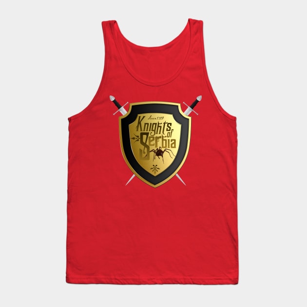 Knights of Serbia from the Santa Clarita Diet Tank Top by hauntedjack